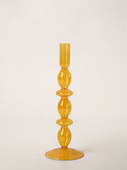 Nordic Home Colored Retro Glass Candle Holders