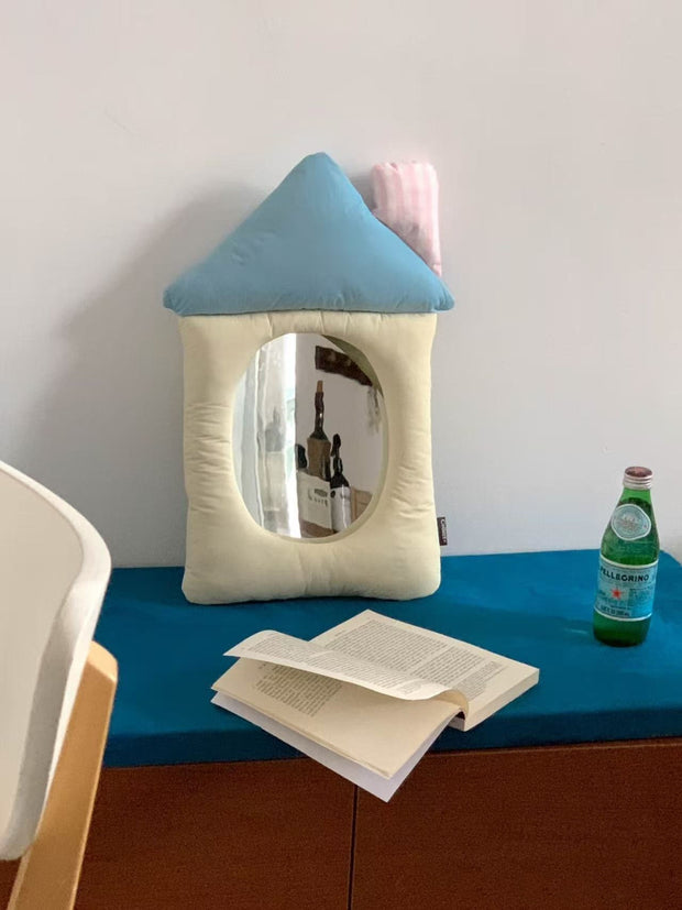 INS Korean-style Pillow Cotton-filled Fabric Home Decoration Mirror