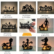 Skeleton Candle Holder Metal Iron Crafts Home Decor Candle Holders