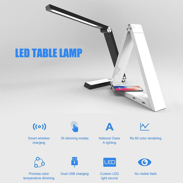Rechargeable Table Lamps Smart Home Desk Art Light EU US UK Standard